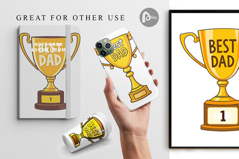 Digital Paper Trophy Digital Pattern artnoy 