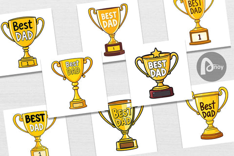 Digital Paper Trophy Digital Pattern artnoy 