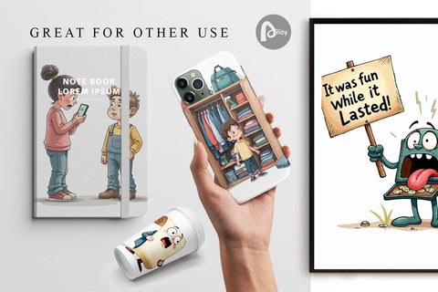 Digital Paper Unboxing Regret Digital Pattern artnoy 