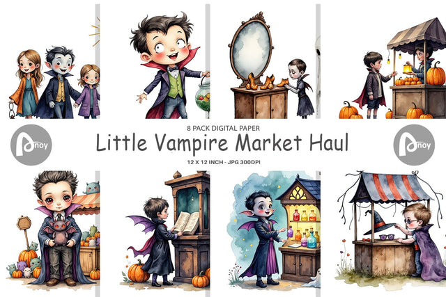 Digital Paper Vampire Market Haul Digital Pattern artnoy 