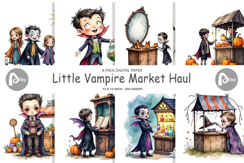 Digital Paper Vampire Market Haul Digital Pattern artnoy 