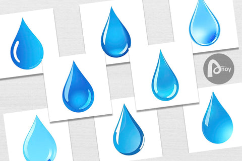 Digital Paper Water Droplet Digital Pattern artnoy 