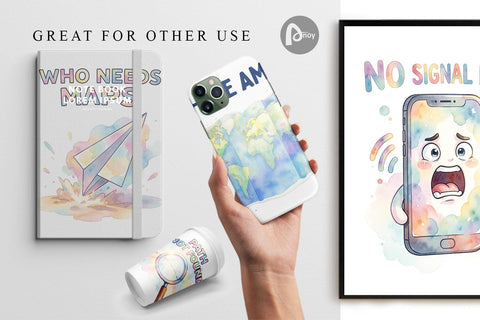 Digital Paper Watercolor Funny Lost And Confused Quotes Digital Pattern artnoy 