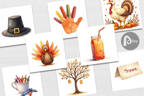 Digital Paper Watercolor Kids Table Crafts Digital Pattern artnoy 