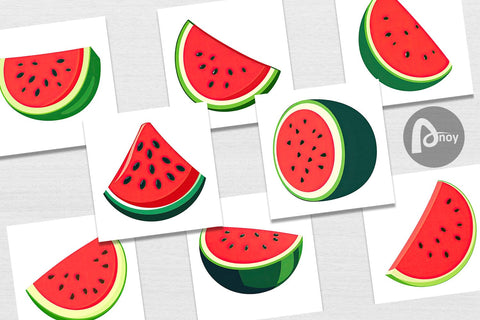 Digital Paper Watermelon Digital Pattern artnoy 