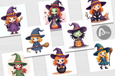 Digital Paper Witch Vibes Digital Pattern artnoy 