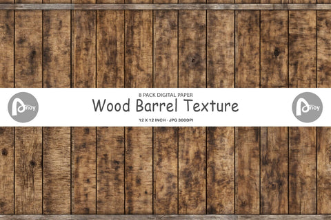 Digital Paper Wood Barrel Texture Digital Pattern artnoy 