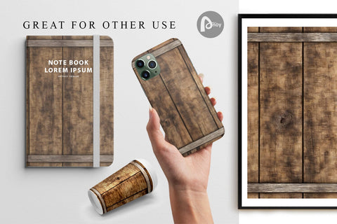 Digital Paper Wood Barrel Texture Digital Pattern artnoy 