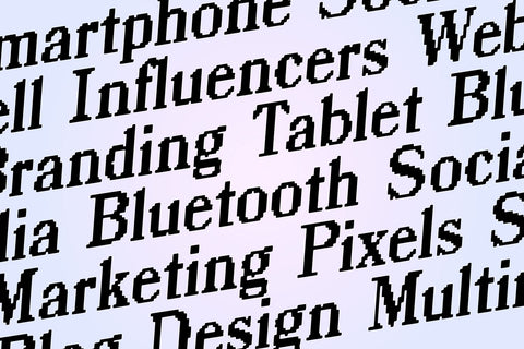 Digital Sunshine Pixelated Serif Font Font Blush Font Co. 