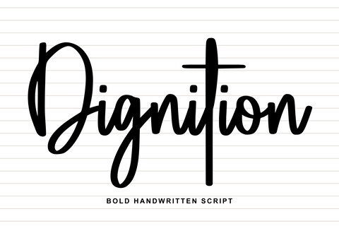 Dignition Font Abo Daniel Studio 