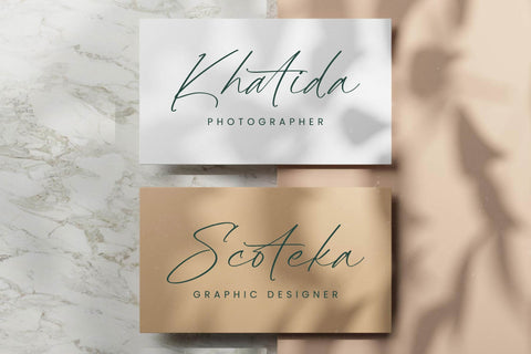 Dignity Justice - Modern Script Font Font Letterena Studios 