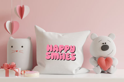 Diner Delight - Cute Bubble Font Font Masyafi Studio 