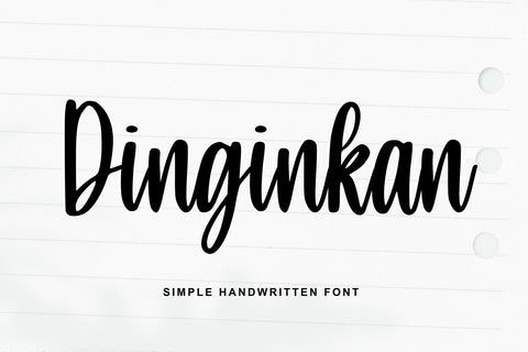 Dinginkan Font Abo Daniel Studio 