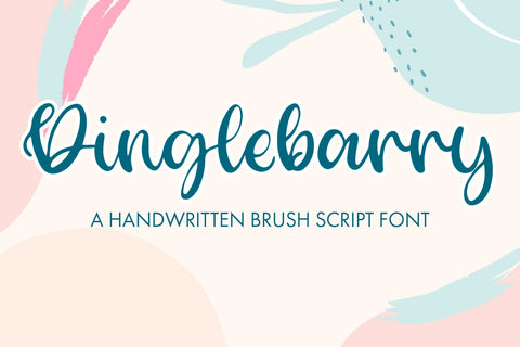 Dinglebarry A Handwritten Script Font Font Freeling Design House 