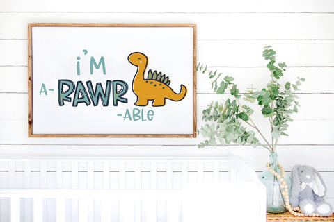 Dino-Mite Dinosaur SVG Bundle, Dinosaur SVG files for Cricut, Cute Dinosaur PNG for Sublimation, Tshirts, Invitations SVG Designing Digitals 