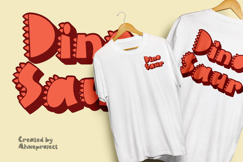 Dino Roar Font ahweproject 