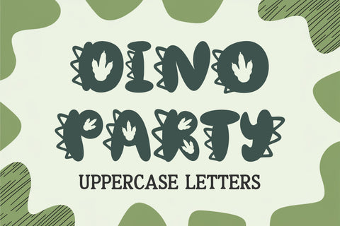 Dino Roar Font SVG | Dinosaur Alphabet | Cricut Font OTF TTF Font TonisArtStudio 