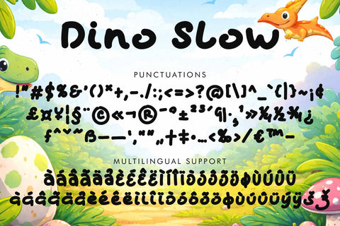 Dino Slow Font Prasetya Letter 