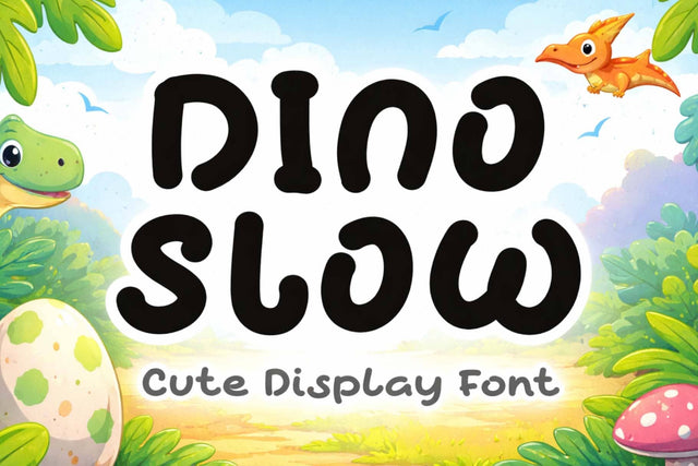 Dino Slow Font Prasetya Letter 