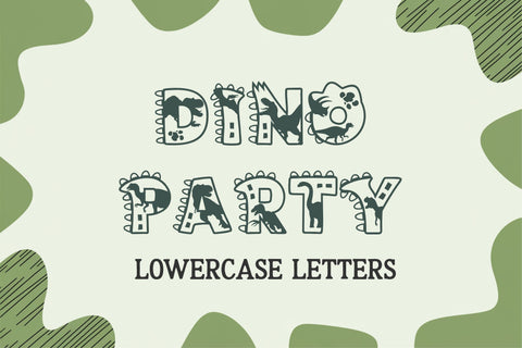 Dino Tracks Font | Dinosaur Alphabet Letters | Prehistoric Font | Kids Dino Font | T-Rex Font | SVG, PNG, OTF, TTF | Cricut & Silhouette SVG TonisArtStudio 