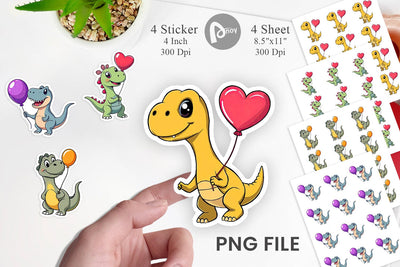 Dinosaur with a Balloon (1).jpg