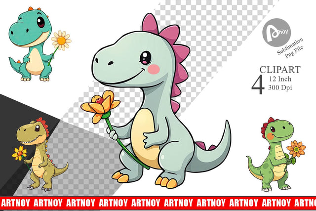 Dino Holding a Flower Clipart (1).jpg