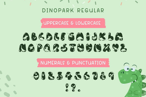 Dinopark - Decorative Font Font AnningArts Design 