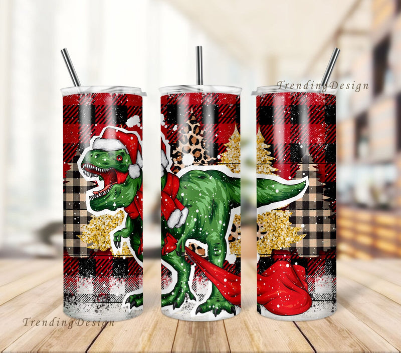 Dinosaur 20oz Skinny Tumbler Sublimation Designs for Straight/Tapered Sublimation Design Templates PNG Sublimation TrendingDesign 