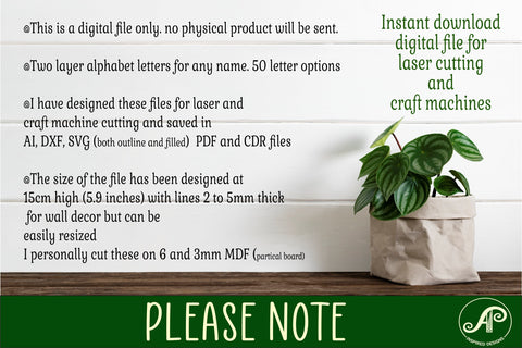 Dinosaur alphabet letter set. 2 layer 50 letters. SVG APInspireddesigns 