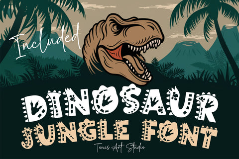 Dinosaur Birthday Family SVG Bundle | Matching T-Rex Shirts SVG TonisArtStudio 