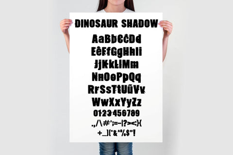 Dinosaur Font SVG | Dino Letters | Prehistoric Alphabet Font TonisArtStudio 