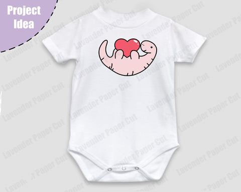 Dinosaur Heart Valentine's Day Dino SVG, Dinosaur Valentine Shirt, Dinosaur Valentine Card, Dinosaur Valentine PNG, boy and girl Shirt SVG Lavender Paper Cut 