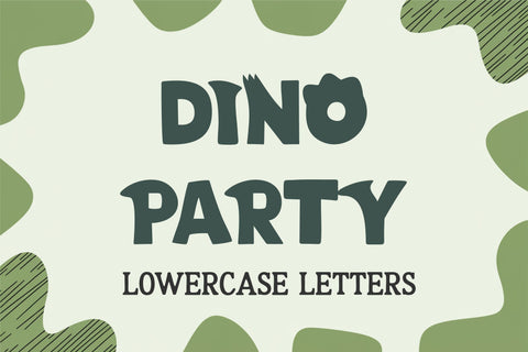 Dinosaur Jungle Font | SVG, OTF, TTF | Kids' Dino Alphabet SVG TonisArtStudio 