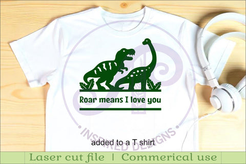 Dinosaur Name Sign SVG, Dinosaur Nursery Wall Art Laser Cut SVG APInspireddesigns 