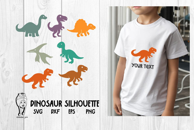 Dinosaur silhouette svg SVG dadan_pm 
