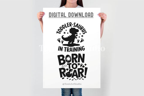 Dinosaur SVG Designs, T-Rex Roar SVG, Funny Dinosaur Bundle SVG TonisArtStudio 