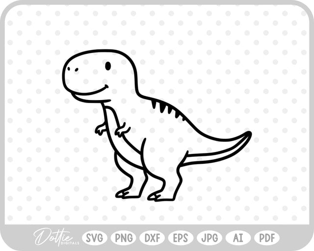 Dinosaur SVG DottieDigitals 