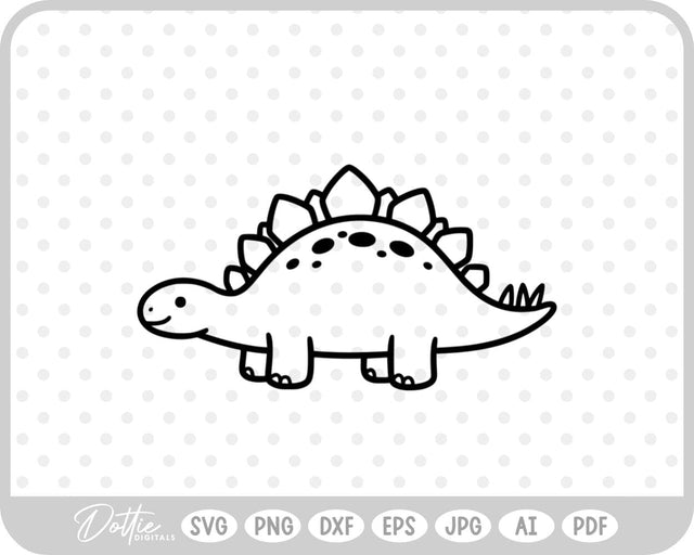 Dinosaur SVG DottieDigitals 