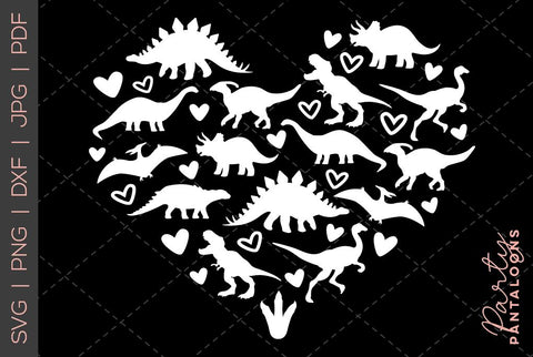 Dinosaur svg, happy valentines day svg, valentines design svg, valentines heart svg, valentines hearts svg, svg files for valentines SVG Partypantaloons 