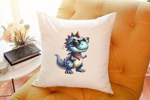 Dinosaur T-Rex with Sunglasses Sublimation designartist 