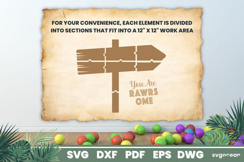 Dinosaur Wall Decor Laser Cut SVG SvgOcean 