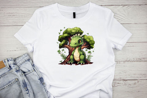 Dinosaur Watercolor Sublimation Clipart Bundle Sublimation Designangry 