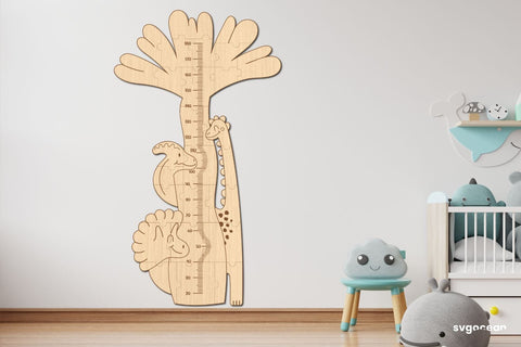 Dinosaurs Growth Chart Laser Cut SVG SvgOcean 