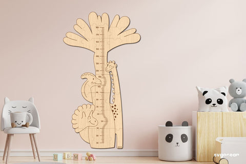 Dinosaurs Growth Chart Laser Cut SVG SvgOcean 