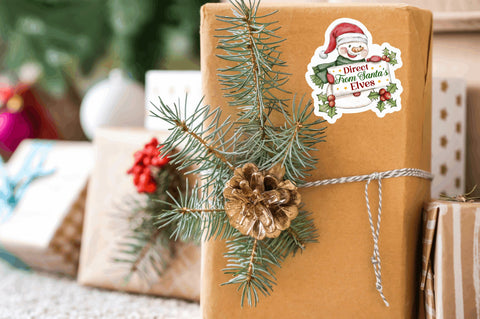 Direct from santa Stickers Design Sublimation Regulrcrative 