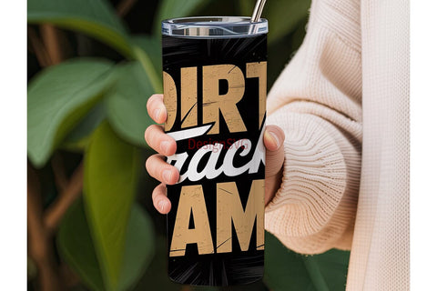 Dirt Track Mama 20oz Tumbler Wrap Sublimation DesignSVG 