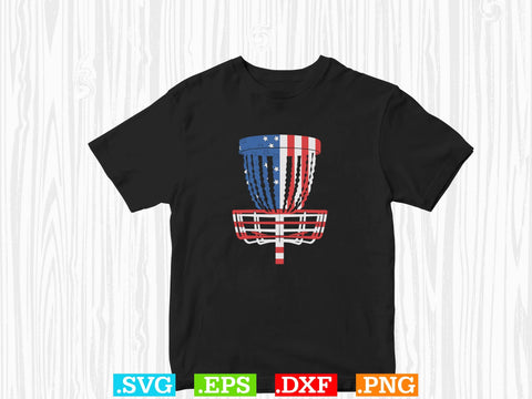 Disc Golf Basket American Flag Svg Bundle, 4th Of July SVG Creativeart88 
