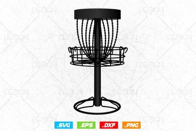 Disc golf svg, disc golf Silhouette, clipart, sports svg, die cuts, vector art, cutting vector, svg designs SVG DesignDestine 