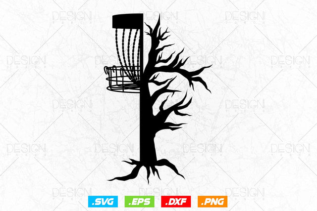Disc Tree Branches, Disc Golf with Tree Branches, Disc Golf SVG, Sports svg, svg files for cricut SVG DesignDestine 