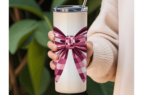 Disco Ball Bow 20oz Tumbler Wrap Sublimation DesignSVG 